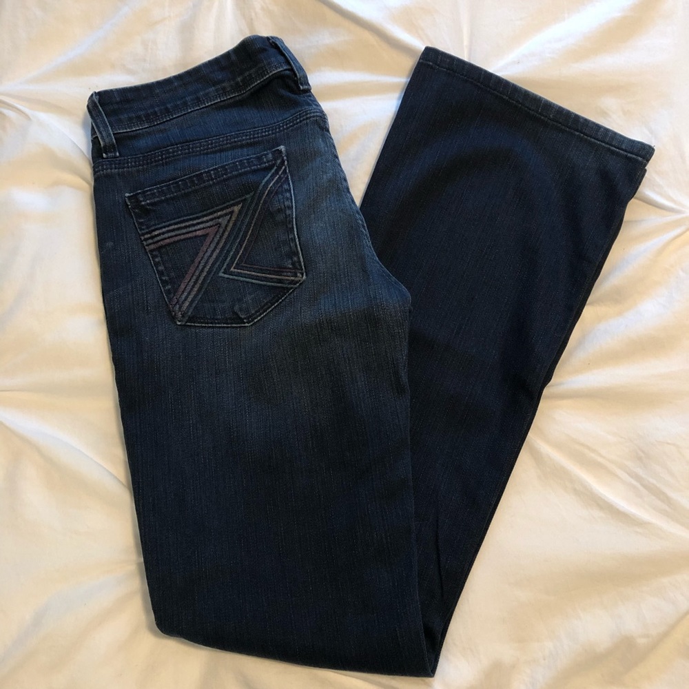 7 for all mankind dark wash Flynt jeans